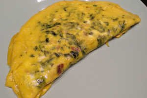 Tortilla nabizas jamon