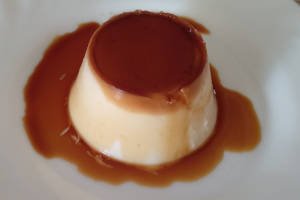 Flan queso sin horno